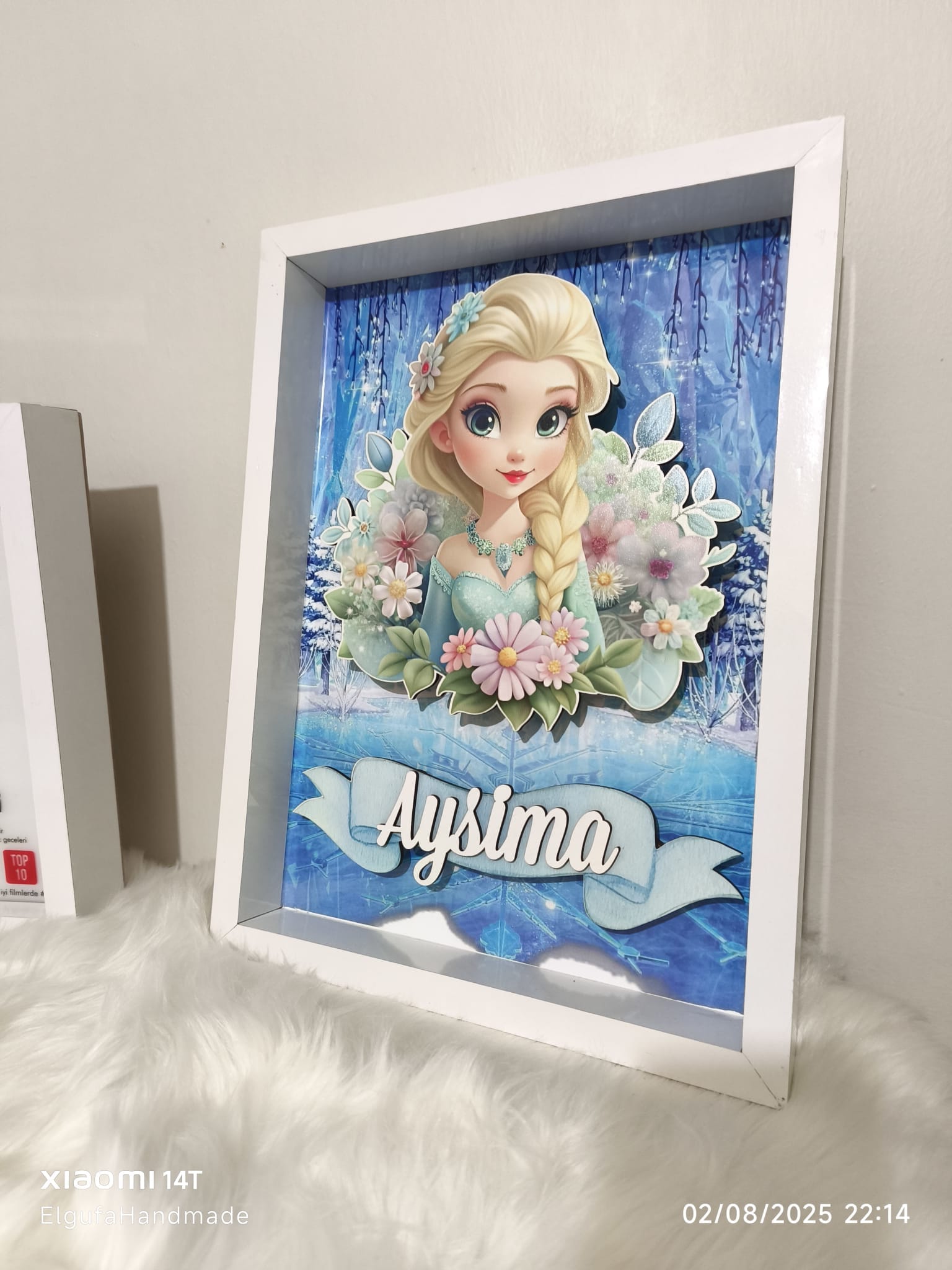 Kişiye özel pleksi kapı süsü